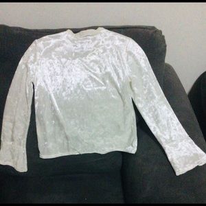 Velvet Long Sleeves Top